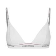 Dsquared2 Sportig Vit Triangel-BH White, Dam