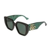 Gucci Stiliga solglasögon för din look Green, Unisex