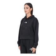 The North Face Essential Crop Hoodie för Kvinnor Black, Dam