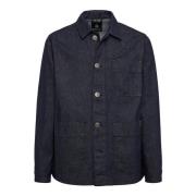 Boggi Milano Arbetsskjortajacka i denim Blue, Herr