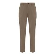 Boggi Milano Stretch Nylon Byxor Gray, Herr