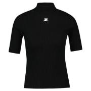 Courrèges Bomull toppar Black, Dam