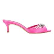 Manolo Blahnik Silke mules Pink, Dam