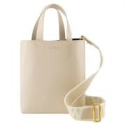 Marni Laeder handvskor Beige, Dam