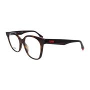 Fendi Elegant Eyewear Collection Brown, Unisex