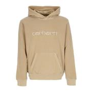 Carhartt Wip Lättvikts huvtröja Duster Dammig Brun Beige, Herr