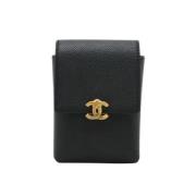 Chanel Vintage Pre-owned Laeder hem-och-kontorstillbehr Black, Dam