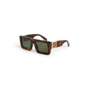 Off White Trendiga Leonardo Solglasögon Brown, Unisex