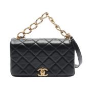 Chanel Vintage Pre-owned Laeder chanel-vskor Black, Dam