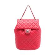 Chanel Vintage Pre-owned Laeder chanel-vskor Red, Dam