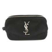 Yves Saint Laurent Vintage Pre-owned Tyg crossbodyvskor Black, Herr