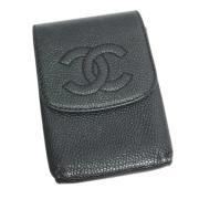 Chanel Vintage Pre-owned Laeder hem-och-kontorstillbehr Black, Dam