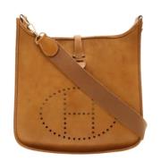 Hermès Vintage Pre-owned Laeder crossbodyvskor Brown, Dam