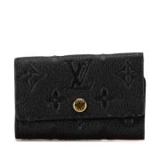 Louis Vuitton Vintage Pre-owned Laeder nyckelhllare Black, Dam