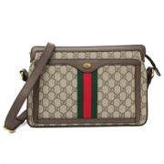 Gucci Vintage Pre-owned Tyg gucci-vskor Beige, Dam