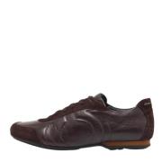 Salvatore Ferragamo Pre-owned Pre-owned Laeder sneakers Brown, Herr