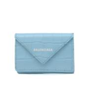 Balenciaga Vintage Pre-owned Laeder plnbcker Blue, Dam