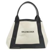 Balenciaga Vintage Pre-owned Canvas balenciaga-vskor Beige, Dam