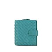 Bottega Veneta Vintage Pre-owned Laeder plnbcker Blue, Dam