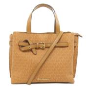 Michael Kors Pre-owned Pre-owned Canvas totevskor Brown, Dam