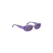 Off White Amalfi Trendiga Solglasögon Purple, Unisex