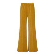 Forte Forte Elegant Flared Byxor Yellow, Dam