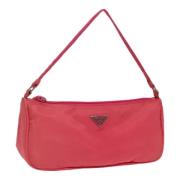 Prada Vintage Pre-owned Nylon prada-vskor Pink, Dam