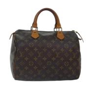 Louis Vuitton Vintage Pre-owned Canvas handvskor Brown, Dam