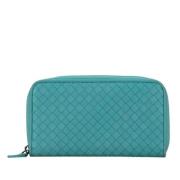 Bottega Veneta Vintage Pre-owned Laeder plnbcker Blue, Dam