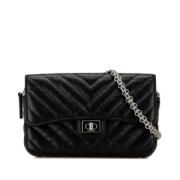 Chanel Vintage Pre-owned Laeder chanel-vskor Black, Dam