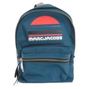 Marc Jacobs Pre-owned Pre-owned Nylon ryggsckar Blue, Dam