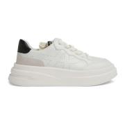 ASH Vita Lädersneakers med Perforerat Design White, Dam