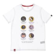 Alpha Industries Nasa Mission Tee Vit Herr T-shirt White, Herr