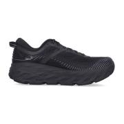 Hoka One One Svarta utomhussneakers män Bondi 7 Black, Herr