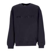 Carhartt Wip Svart Crewneck Sweatshirt för Kvinnor Black, Dam