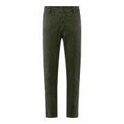 BomBoogie Spy Slim-fit Stretch Bomullsbyxor Green, Herr