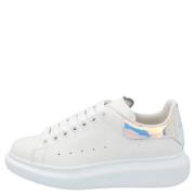 Alexander McQueen Laeder sneakers White, Dam