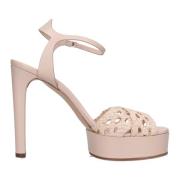 Casadei Sandaler Beige Beige, Dam