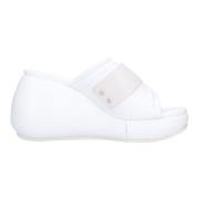 Casadei Med klack vit White, Dam