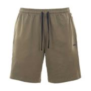 Hugo Boss Stretch bomulls-casual shorts Beige, Herr