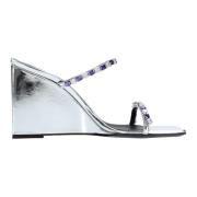 Giuseppe Zanotti Med klack Silver Gray, Dam