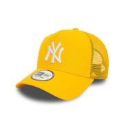 New Era Trucker Cap New York Yankees League Essential Gul Yellow, Herr