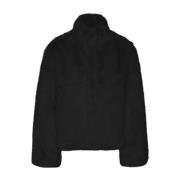 Vero Moda Svart kort jacka ytterplagg med fickor Black, Dam