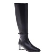 Baldinini Boots in black leather Black, Dam