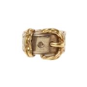 Hermès Vintage Pre-owned Silver ringar Yellow, Dam