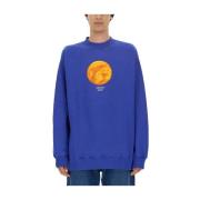 Off White Venus Print Sweatshirt Blue, Herr