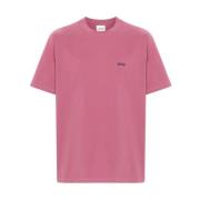 Arte Antwerp Rosa Blommönstrad T-shirt med bakre stängning Pink, Herr