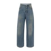 MM6 Maison Margiela Loose-fit Jeans Blue, Dam