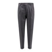 PT Torino Stretch ull och kashmirbyxor Rebel Fit Gray, Herr