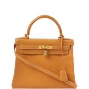 Hermès Vintage Pre-owned Canvas handvskor Orange, Dam